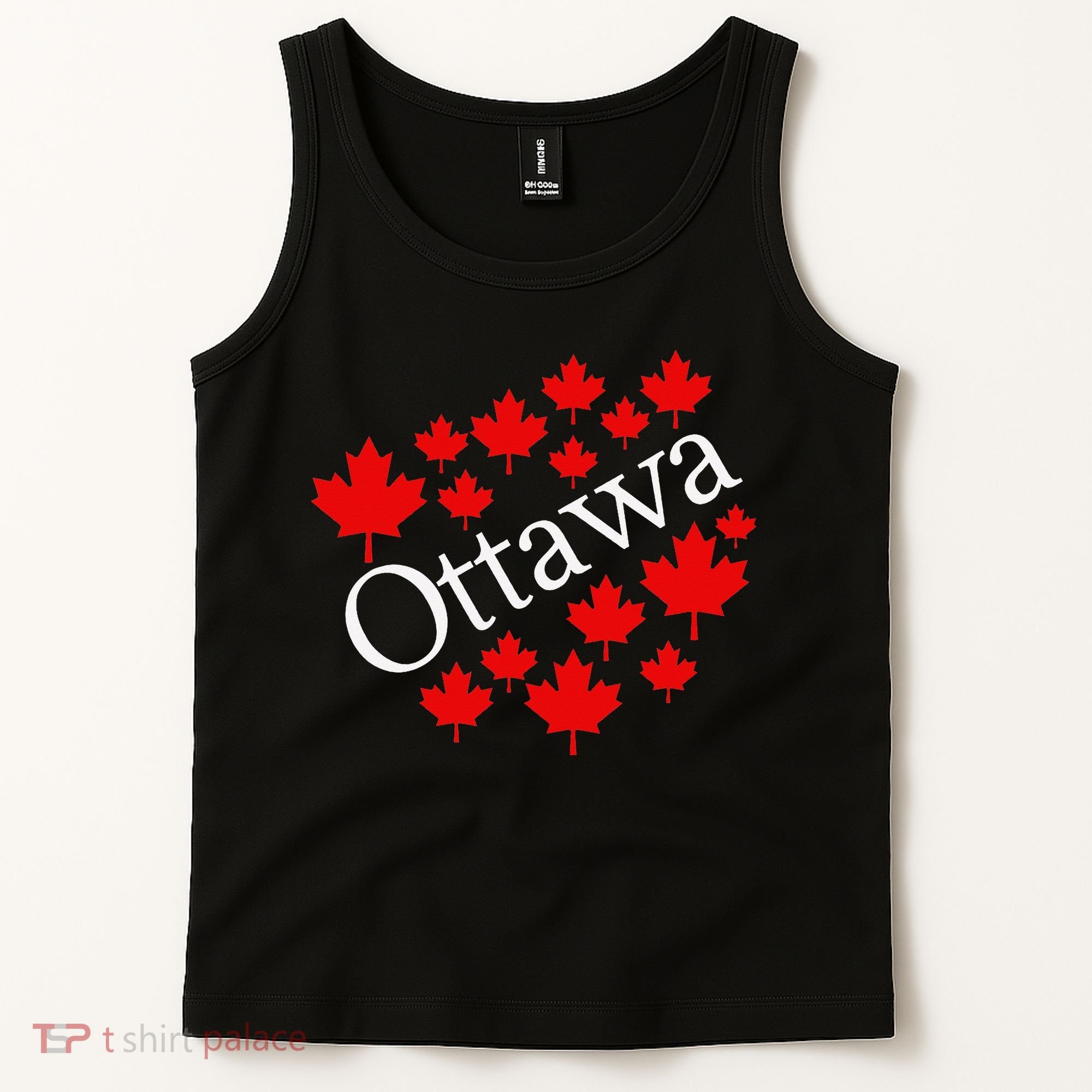 Ottawa Canada Maple Leaf Graphic Tank Top