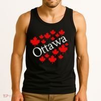 Ottawa Canada Maple Leaf Graphic Tank Top thumb 3