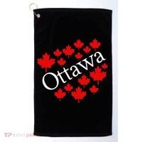 Ottawa Canada Maple Leaf Graphic Golf Towel thumb 0