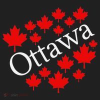 Ottawa Canada Maple Leaf Graphic Golf Towel thumb 3