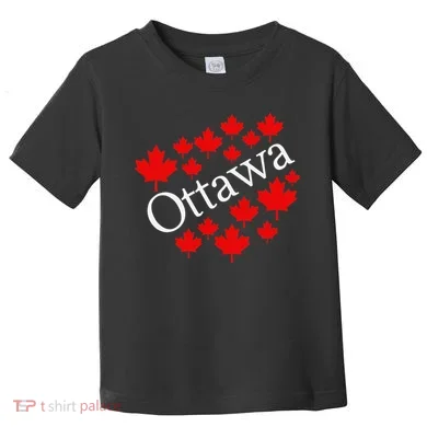 Ottawa Canada Maple Leaf Graphic Toddler T-Shirt