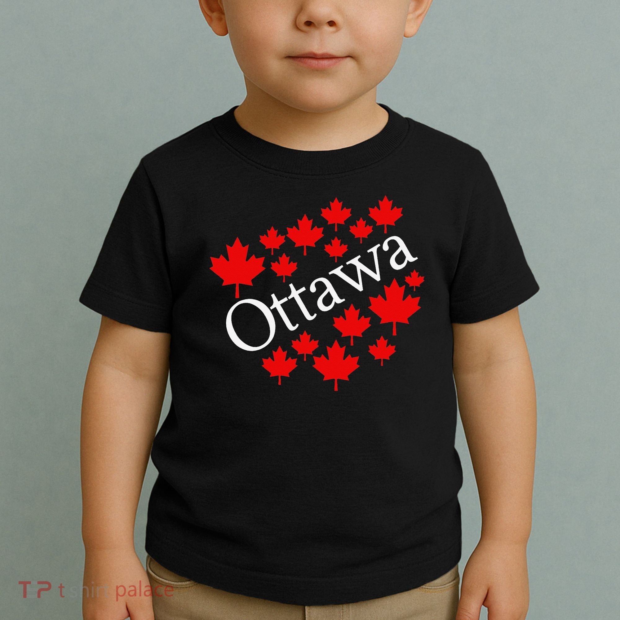 Ottawa Canada Maple Leaf Graphic Toddler T-Shirt