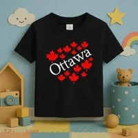 Ottawa Canada Maple Leaf Graphic Toddler T-Shirt thumb 3