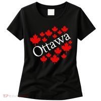 Ottawa Canada Maple Leaf Graphic Women's T-Shirt thumb 0