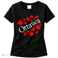 Ottawa Canada Maple Leaf Graphic Women's T-Shirt thumb 0