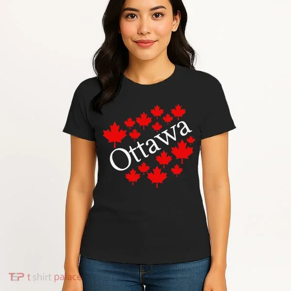Ottawa Canada Maple Leaf Graphic Women's T-Shirt