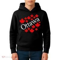 Ottawa Canada Maple Leaf Graphic Kids Hoodie thumb 4