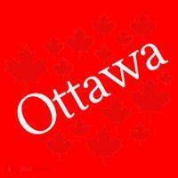 Ottawa Canada Maple Leaf Graphic Santa Hat thumb 1