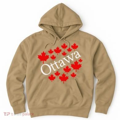 Ottawa Canada Maple Leaf Graphic Hoodie