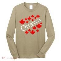 Ottawa Canada Maple Leaf Graphic Long Sleeve Shirt thumb 0