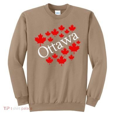 Ottawa Canada Maple Leaf Graphic Sweatshirt