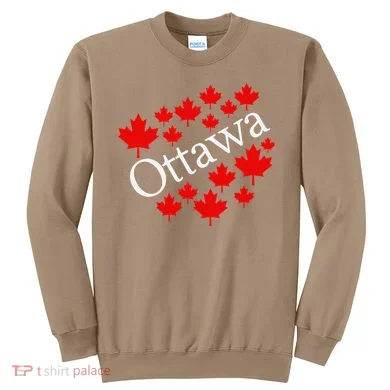 Ottawa Canada Maple Leaf Graphic Sweatshirt