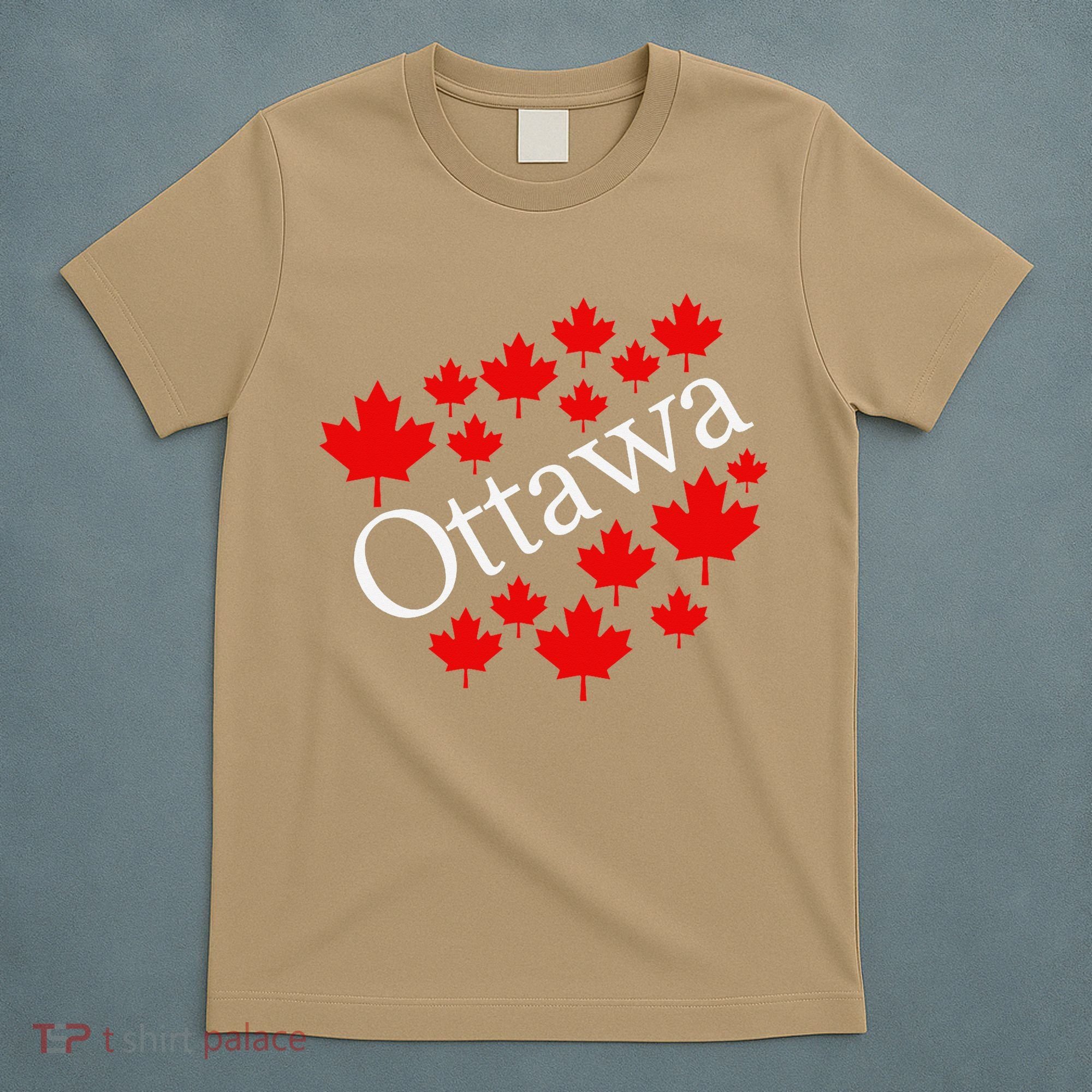 Ottawa Canada Maple Leaf Graphic T-Shirt