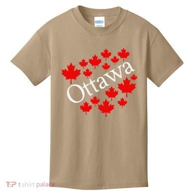 Ottawa Canada Maple Leaf Graphic Kids T-Shirt