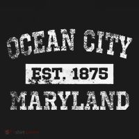 Ocean City Maryland Est. 1875 Distressed Long Sleeve Shirt thumb 2