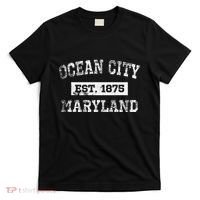 Ocean City Maryland Est. 1875 Distressed T-Shirt thumb 0