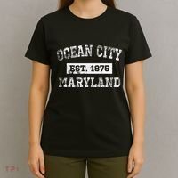 Ocean City Maryland Est. 1875 Distressed T-Shirt thumb 4