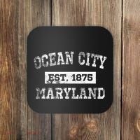 Ocean City Maryland Est. 1875 Distressed Coaster thumb 0