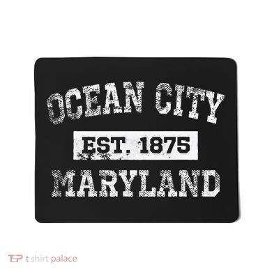 Ocean City Maryland Est. 1875 Distressed Mousepad