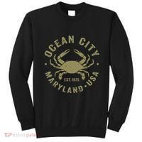 Ocean City Maryland Crab Retro Throwback Sweatshirt thumb 0