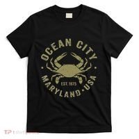 Ocean City Maryland Crab Retro Throwback T-Shirt thumb 0