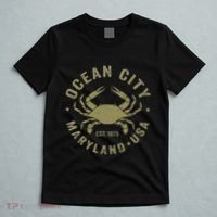 Ocean City Maryland Crab Retro Throwback T-Shirt thumb 5