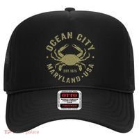 Ocean City Maryland Crab Retro Throwback Hat thumb 0