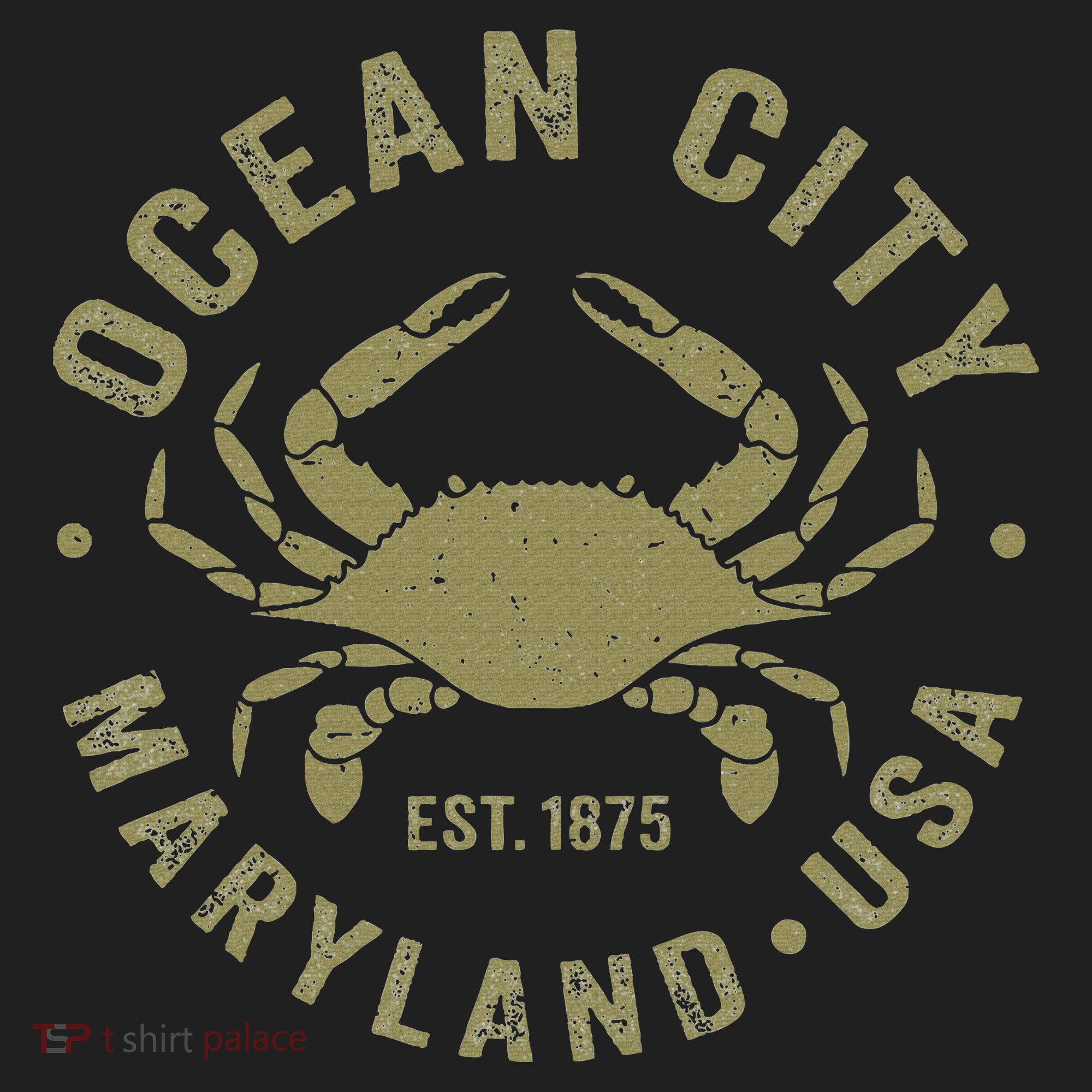 Ocean City Maryland Crab Retro Throwback Hat