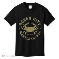 Ocean City Maryland Crab Retro Throwback Kids T-Shirt thumb 0