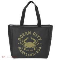 Ocean City Maryland Crab Retro Throwback Tote Bag thumb 0