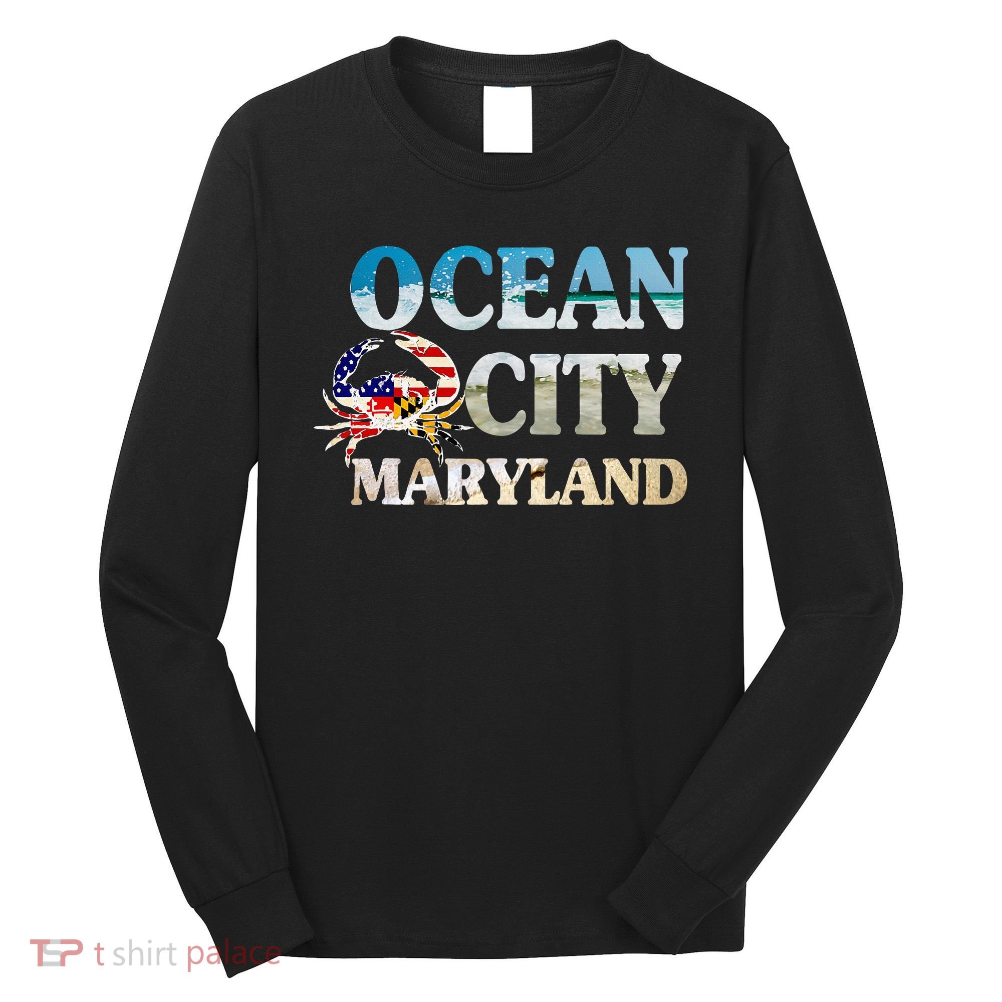 Ocean City Maryland Beach Vacation Long Sleeve Shirt