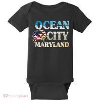 Ocean City Maryland Beach Vacation Baby Bodysuit thumb 0