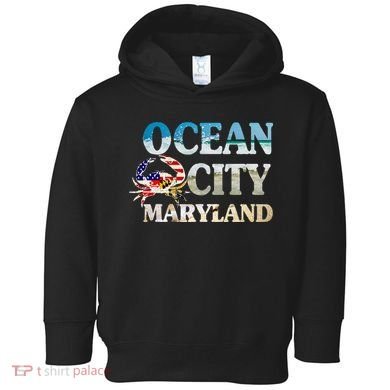 Ocean City Maryland Beach Vacation Toddler Hoodie