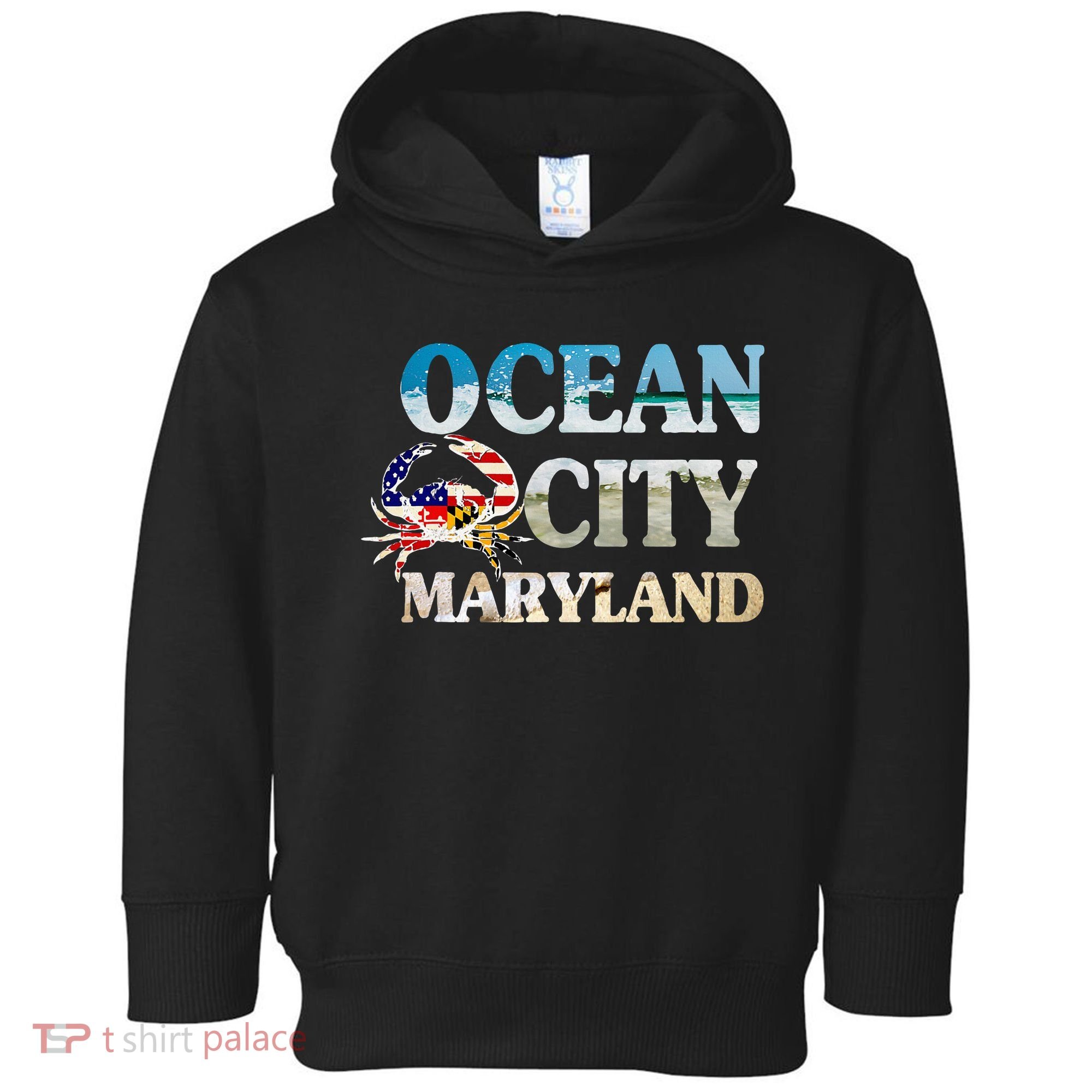 Ocean City Maryland Beach Vacation Toddler Hoodie