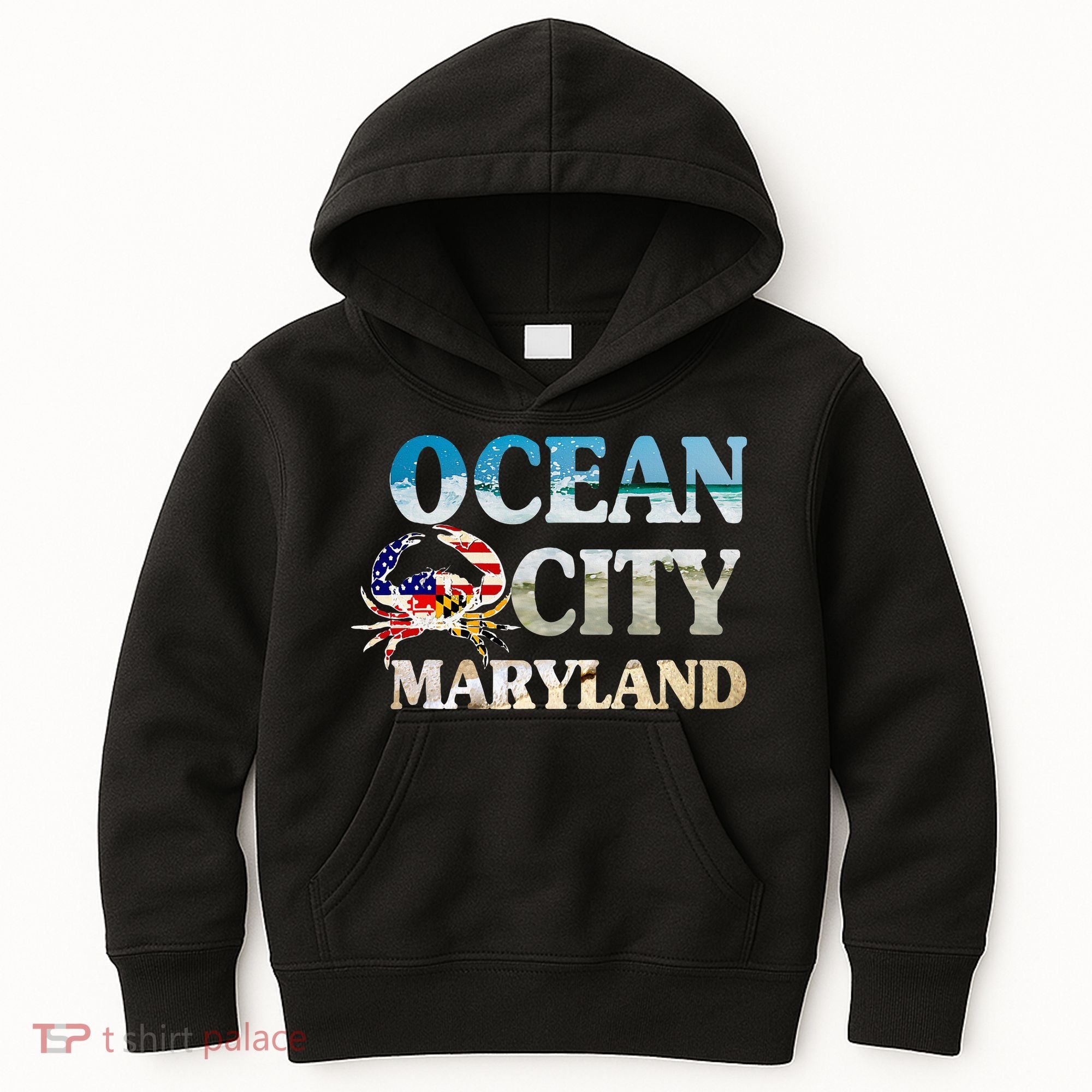 Ocean City Maryland Beach Vacation Kids Hoodie