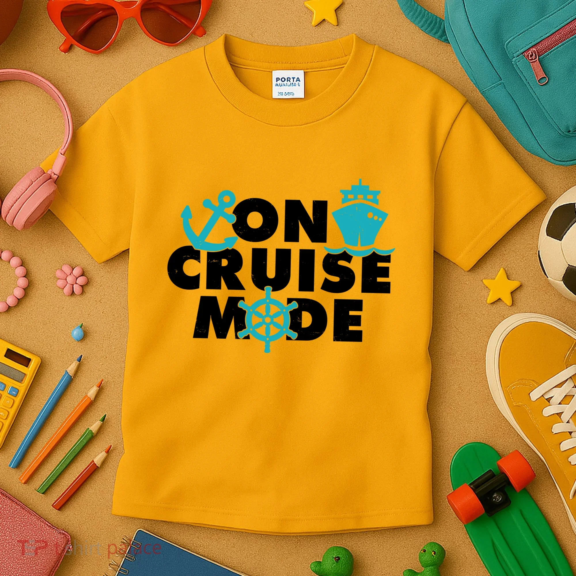 On Cruise Mode Kids T-Shirt