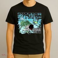 Outdoor Catch Monster Fish Large Mouth T-Shirt thumb 3