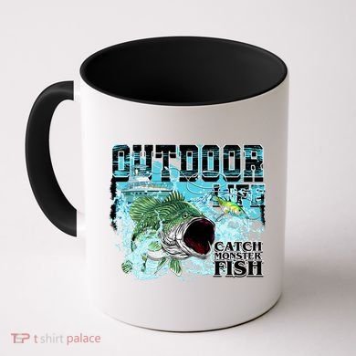 Outdoor Catch Monster Fish Large Mouth Coffee Mug