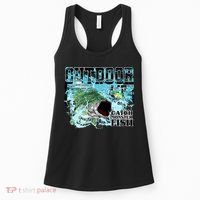 Outdoor Catch Monster Fish Large Mouth Women's Tank Top thumb 0