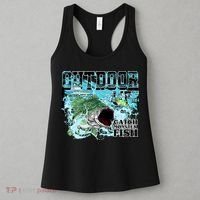 Outdoor Catch Monster Fish Large Mouth Women's Tank Top thumb 3