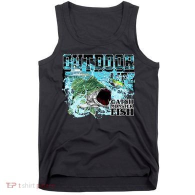 Outdoor Catch Monster Fish Large Mouth Tank Top