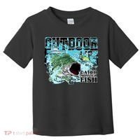 Outdoor Catch Monster Fish Large Mouth Toddler T-Shirt thumb 0