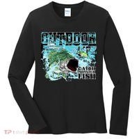 Outdoor Catch Monster Fish Large Mouth Women's Long Sleeve Shirt thumb 0