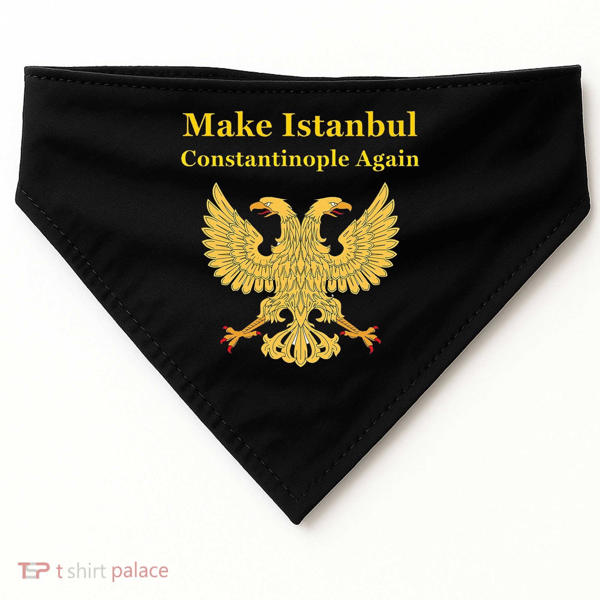 Orthodox Christian Make Istanbul Constantinople Again USA-Made Doggie Bandana