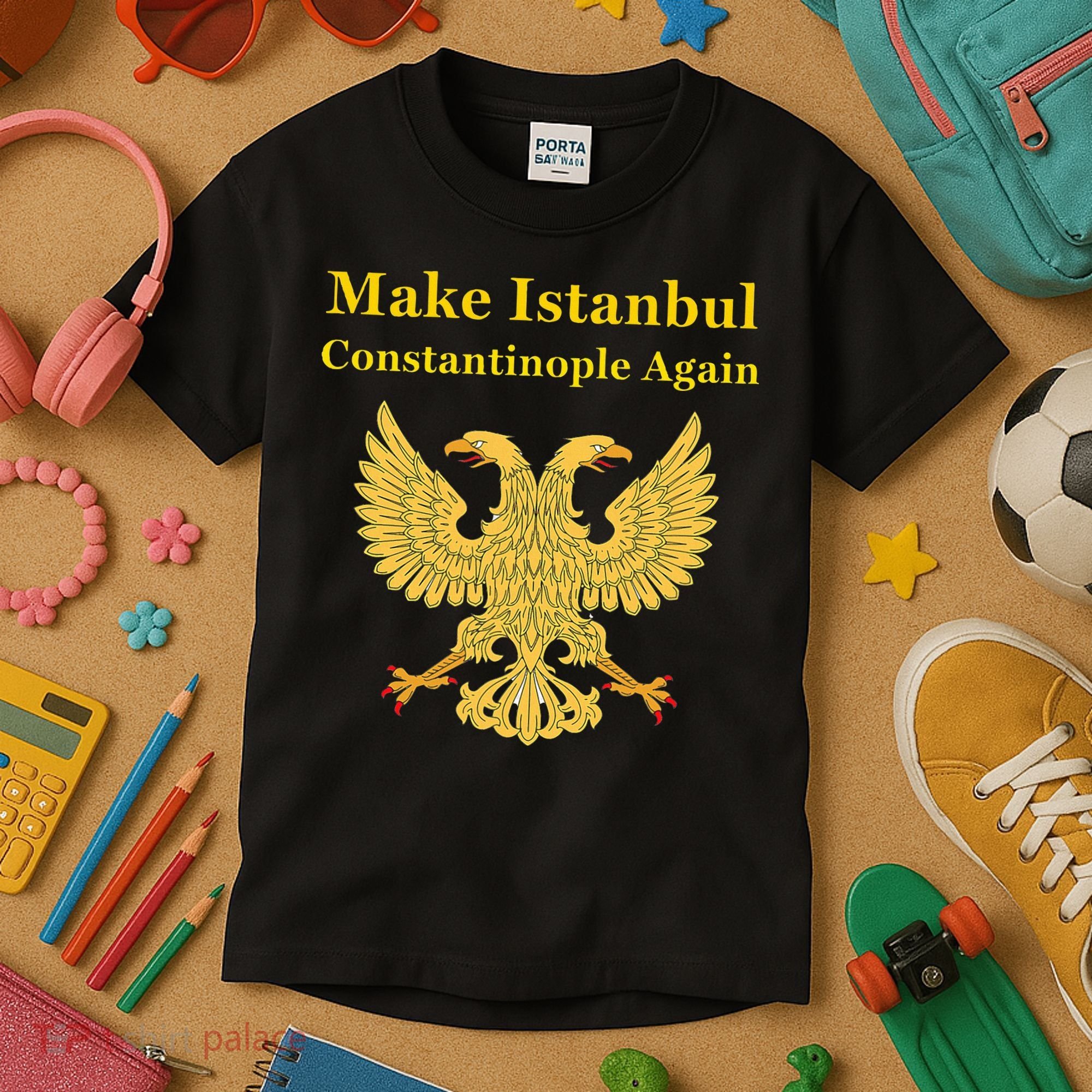Orthodox Christian Make Istanbul Constantinople Again Kids T-Shirt