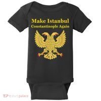 Orthodox Christian Make Istanbul Constantinople Again Baby Bodysuit thumb 0