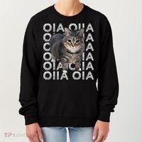 Oia Cat Meme I Wake Up Engage In Tomfoolery Oiia Cat Spinnin Women's Sweatshirt thumb 0