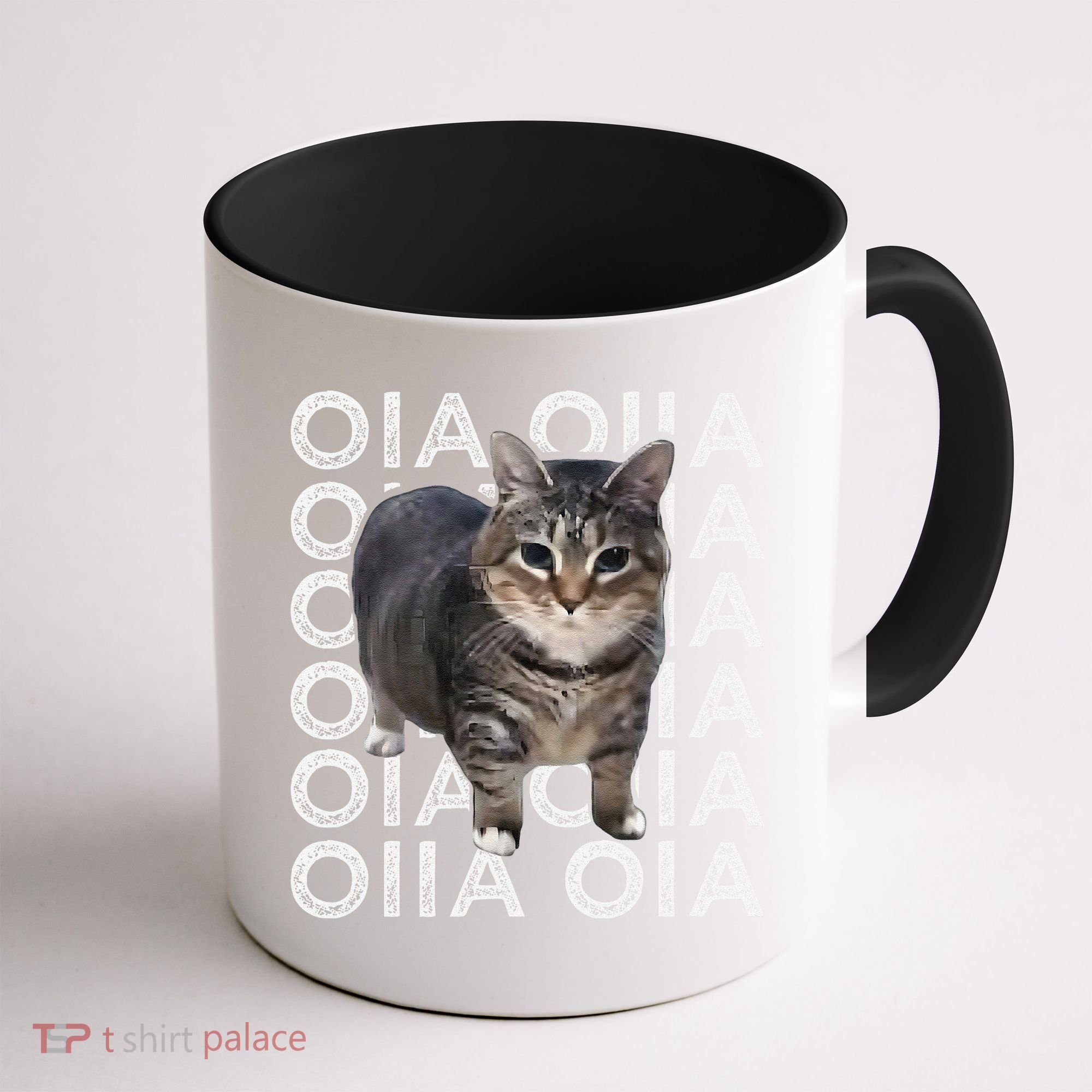 Oia Cat Meme I Wake Up Engage In Tomfoolery Oiia Cat Spinnin Coffee Mug