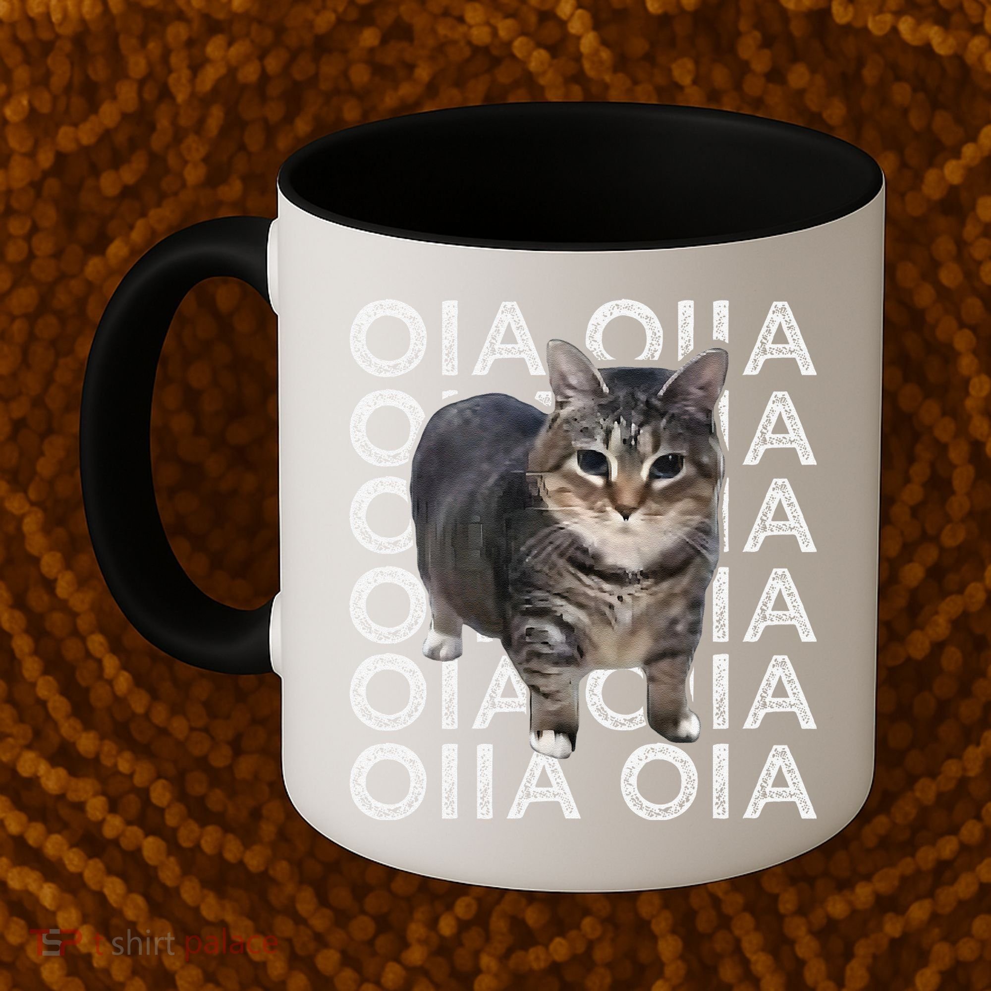 Oia Cat Meme I Wake Up Engage In Tomfoolery Oiia Cat Spinnin Coffee Mug