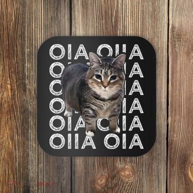 Oia Cat Meme I Wake Up Engage In Tomfoolery Oiia Cat Spinnin Coaster